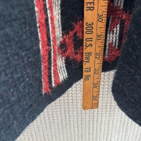 Vtg 70’s Sturbridge by Roosevelt Southwestern Knit Shawl Poncho Tribal One Size - Picture 10 of 10